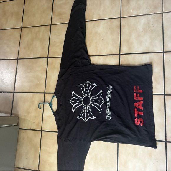 COPY - Chrome Hearts Black Long Sleeve with Red STAFF